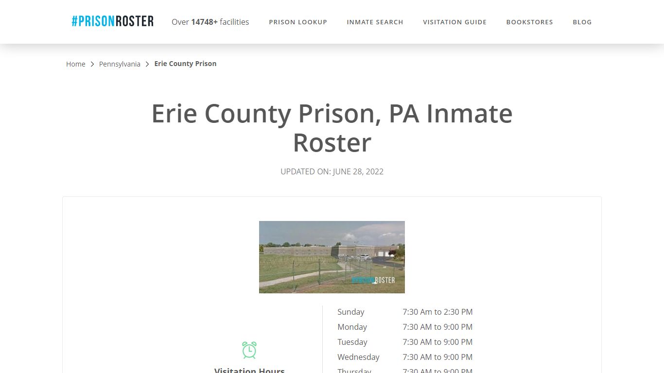 Erie County Prison, PA Inmate Roster - Prisonroster